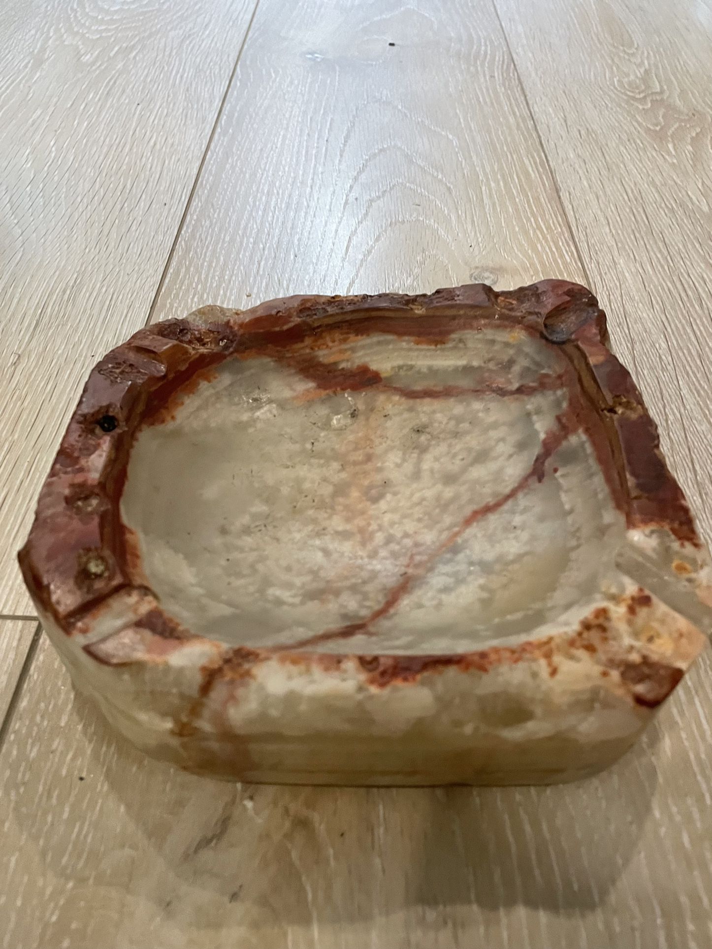 1950s Solid Marble Ashtray 