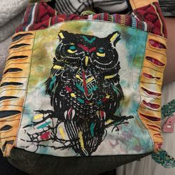 Boho Owl Crossbody Purse 