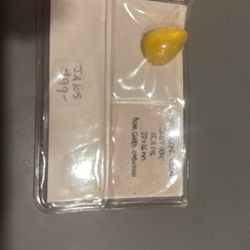 Must Sell Madagascar Yellow Jelly, Opal Pear, 15.11 Cts Capon Rare