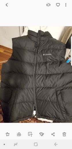 New large Columbia mens vest