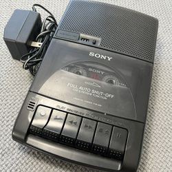 Sony TCM-929 Cassette Recorder w/ Power Adapter