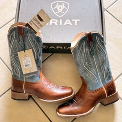 ariat women's primetime performance western boots - broad square toe