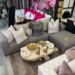 ✨ Modular Sectional w/ Ottoman — $50 Down w/ Financing ✨