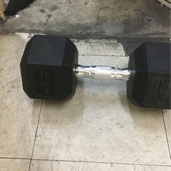 Dumbbell 45lbs. Hardly Used