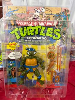 Vintage TMNT Leonardo With Storage Shell MOC