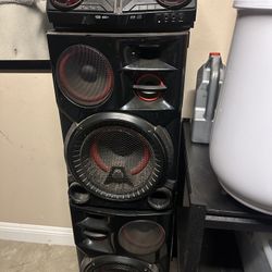 LG CJ98 XBOOM 3500W Hi-Fi Entertainment Speaker Set With Receiver Bluetooth