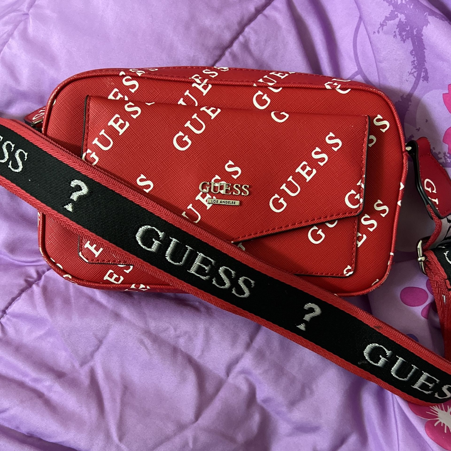 GUESS Wayne Logo Crossbody Bag