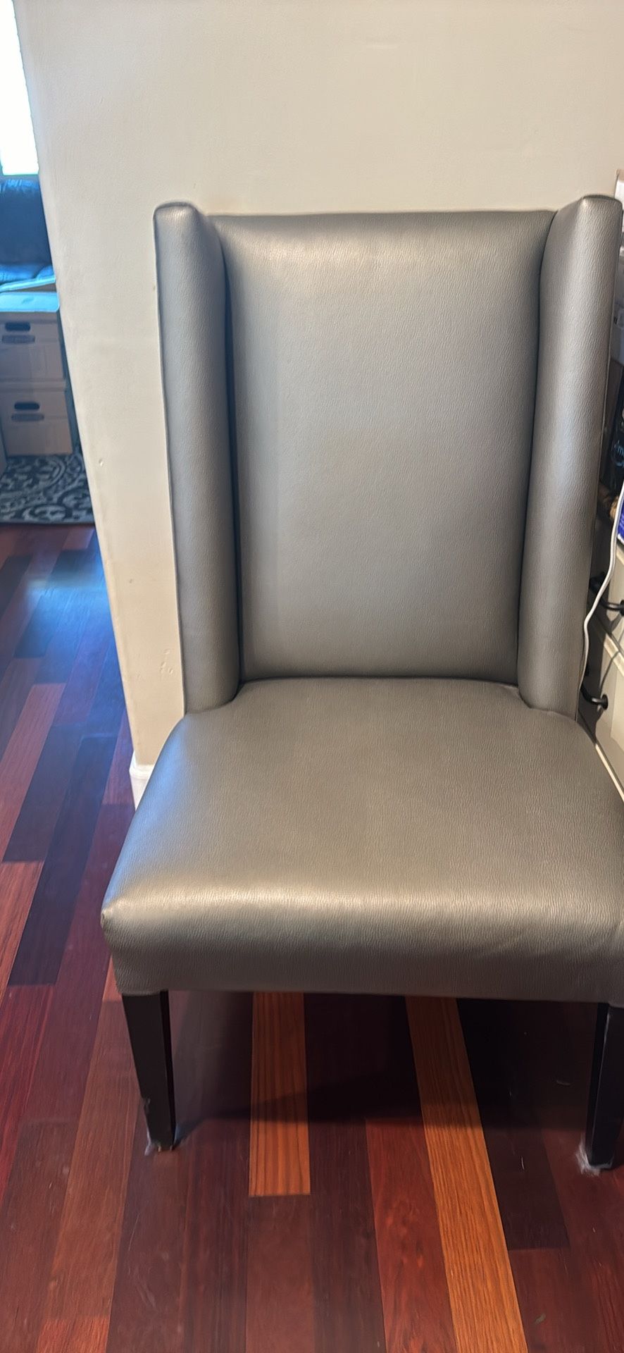 Grey Chair High Back