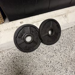 CAP 5 LB Olympic Weight Plates – Pair – Cast Iron