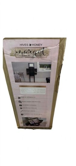 Hives & Honey Margot Standing Jewelry Armoire – Black Finish