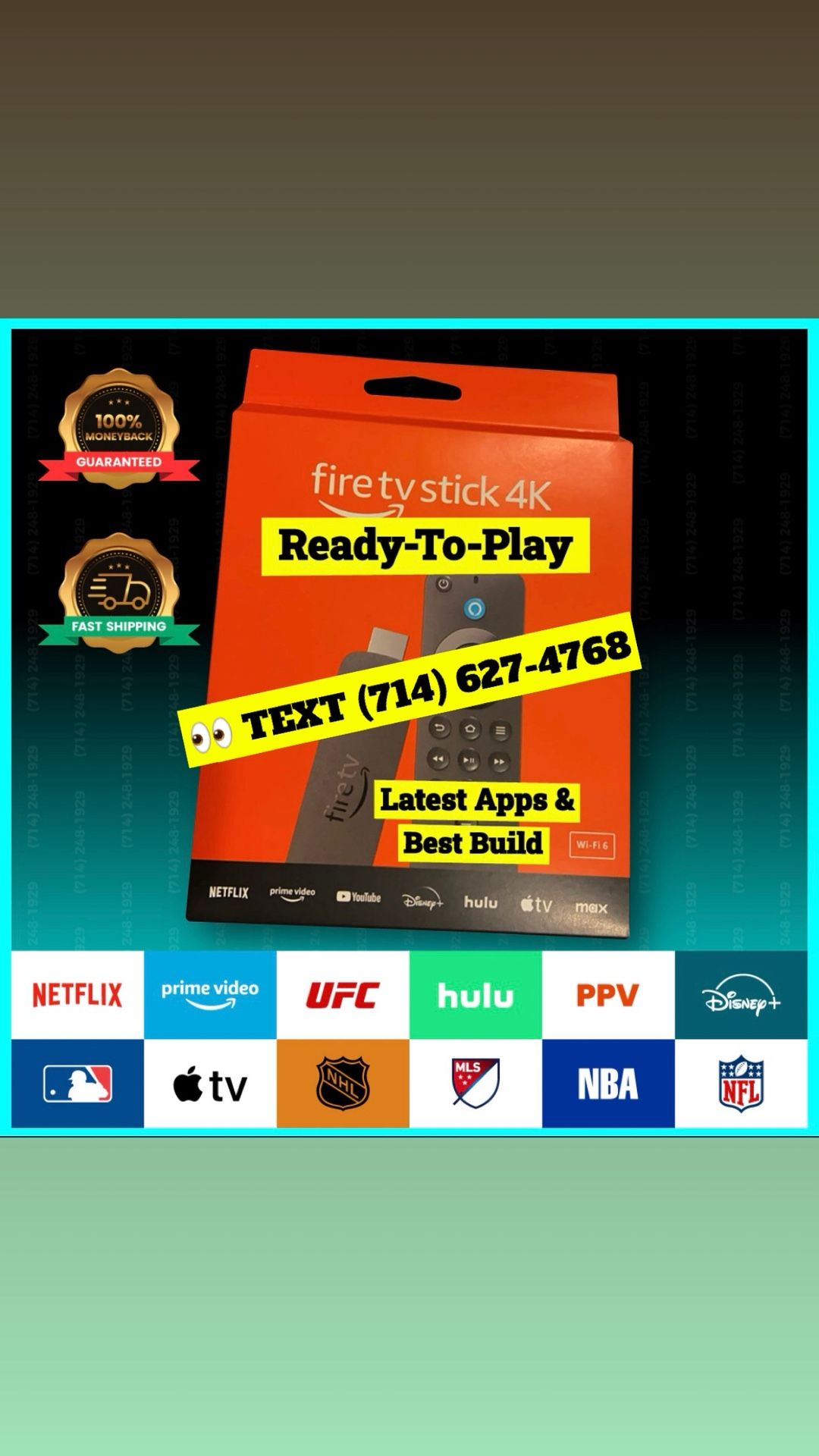 Fire TV Stick PRO 🔥 - NO Fees
