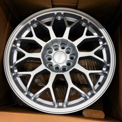 Silver Satin Lacquer HMW Wheels