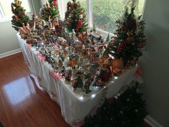 Christmas collectibles.