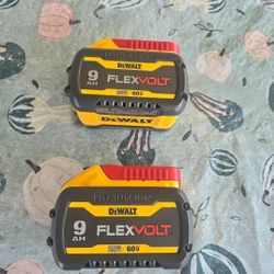 🔥$130 C/U / EACH NO NEGOTIABLE🔥 DeWalt FLEXVOLT 60V MAX Lithium-Ion 9.0Ah Battery Pack (BRAND NEW)
