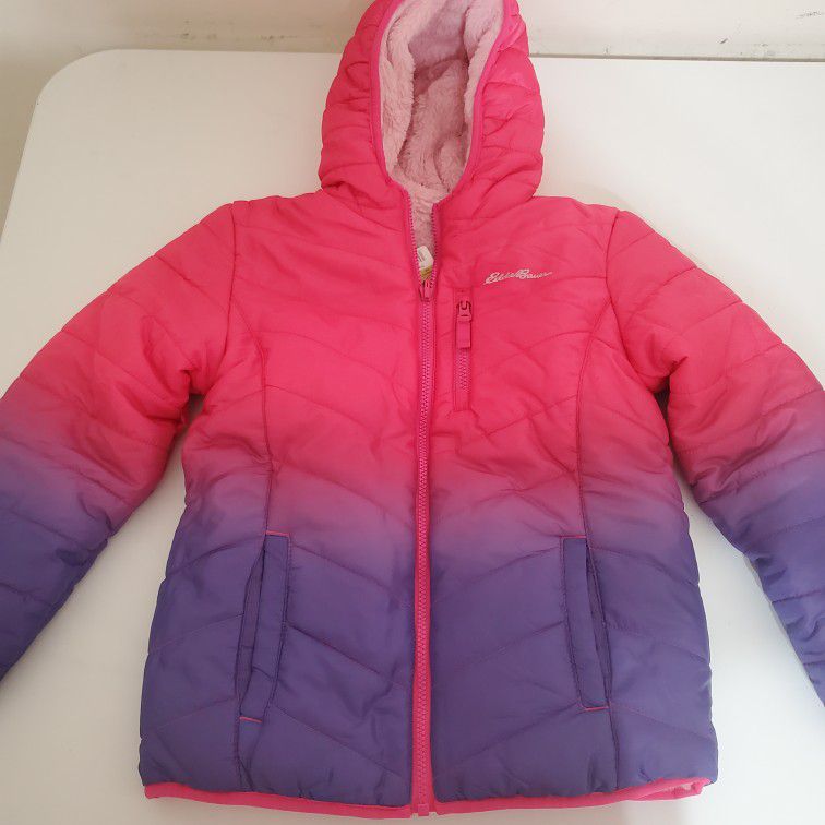 Girl Warm  Jacket Size 5-6 And 7-8