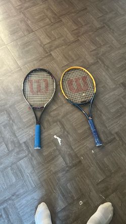 Two Wilson Tennis Rackets