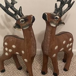 Vintage  Paper Mache Deer Reindeer