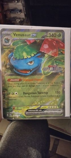 Jumbo Venusaur Holo Card