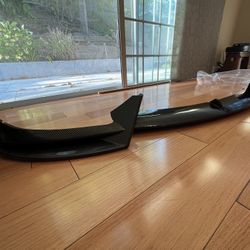 Tesla Model 3 Front Splitter - GLOSSY CARBON (includes installation)