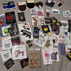 HUGE Iron-On Patch Bundle (Hildie & Jo, Skulls, Flowers, Peace, Pop Culture etc)