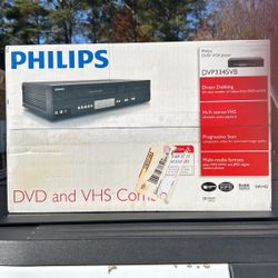 Philips DVD and VHS Combo