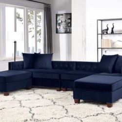 Sectional Sofa + Ottoman
