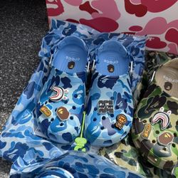 Crocs Classic Clog A Bathing Ape ABC Camo