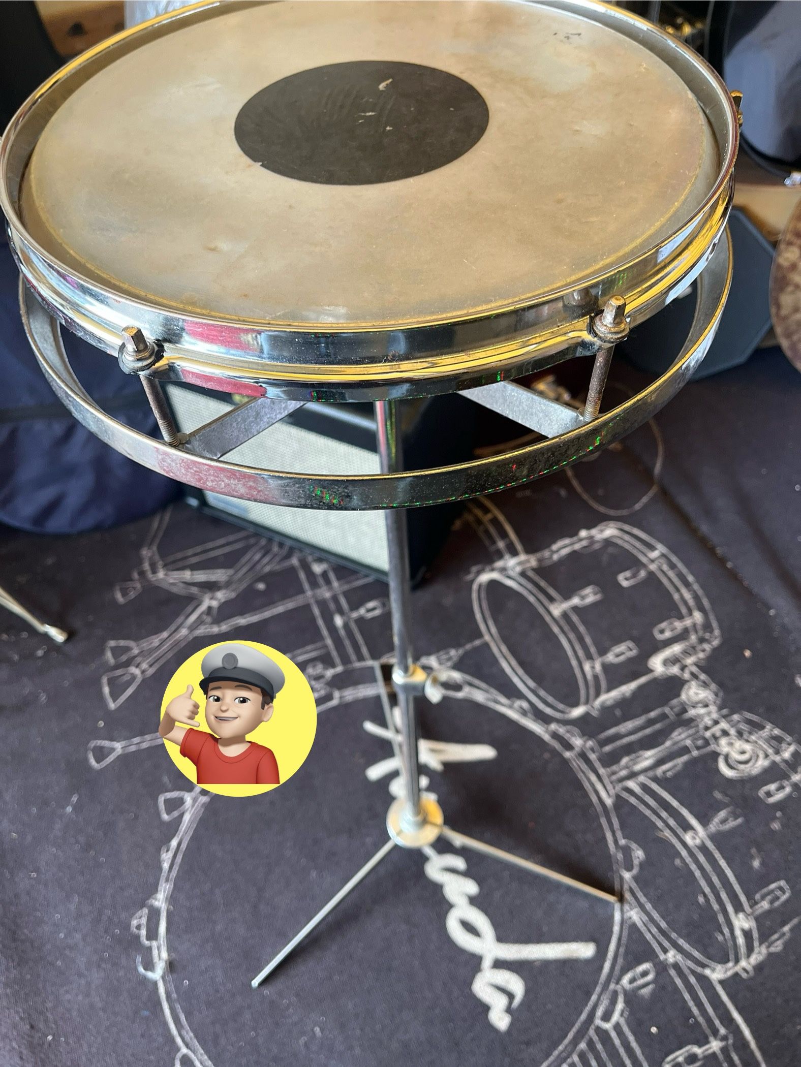 π₯ Rare 12β Remo Roto Tom Drum Set