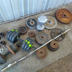Weights And Bars200lbs