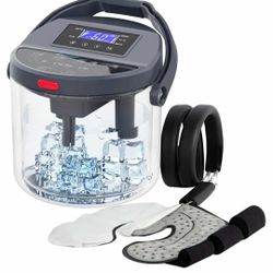 New Cold Therapy Machine with Programmable Timer, Ice-Machine-for-Knee-After-Surgery, Knee Replacement Recovery Equipment, Cryotherapy Pain Relief w/C