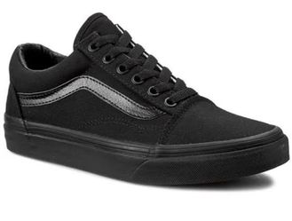 VANS Old Skool Black/Black Men’s Skate Shoes Canvas Sneakers  Mens Sz 5.5 Women Sz 7