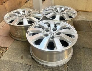 OEM alloy wheels for a 2008–2010 Honda Odyssey.  NEED GONE ASAP