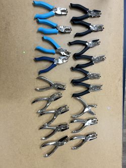 Individual hole punchers - 18 Total