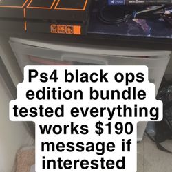 Ps4 Blackops Edition 1tb