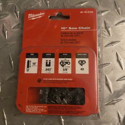 Milwaukee 10 in. Saw Chain