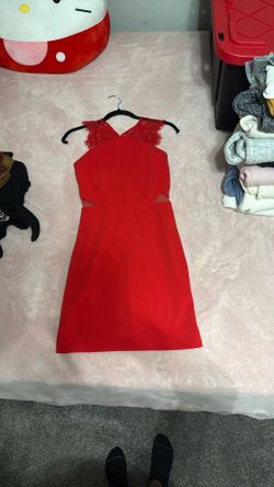 Express Red Dress XS