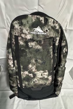 High Sierra camo backpack