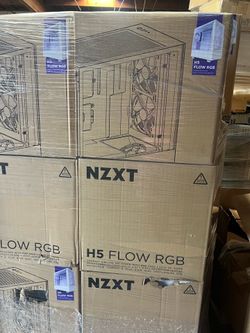 NZXT H5 Flow RGB White Gaming Case - Brand New in Box