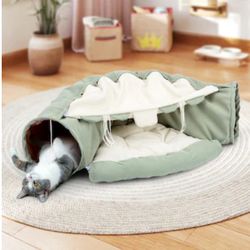 Collapsible Cat Tunnel Bed Fabric Tunnel Cat Toy