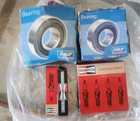 SKF Bearings and Champion Spark Plugs Bundle