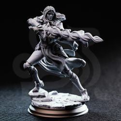 Cerindelia High Elf Spellsword resin mini for tabletop wargaming — unpainted