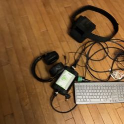 Electronic Items, Include A Computer Keyboard,  Head Phone And More (NO SHIPPING)