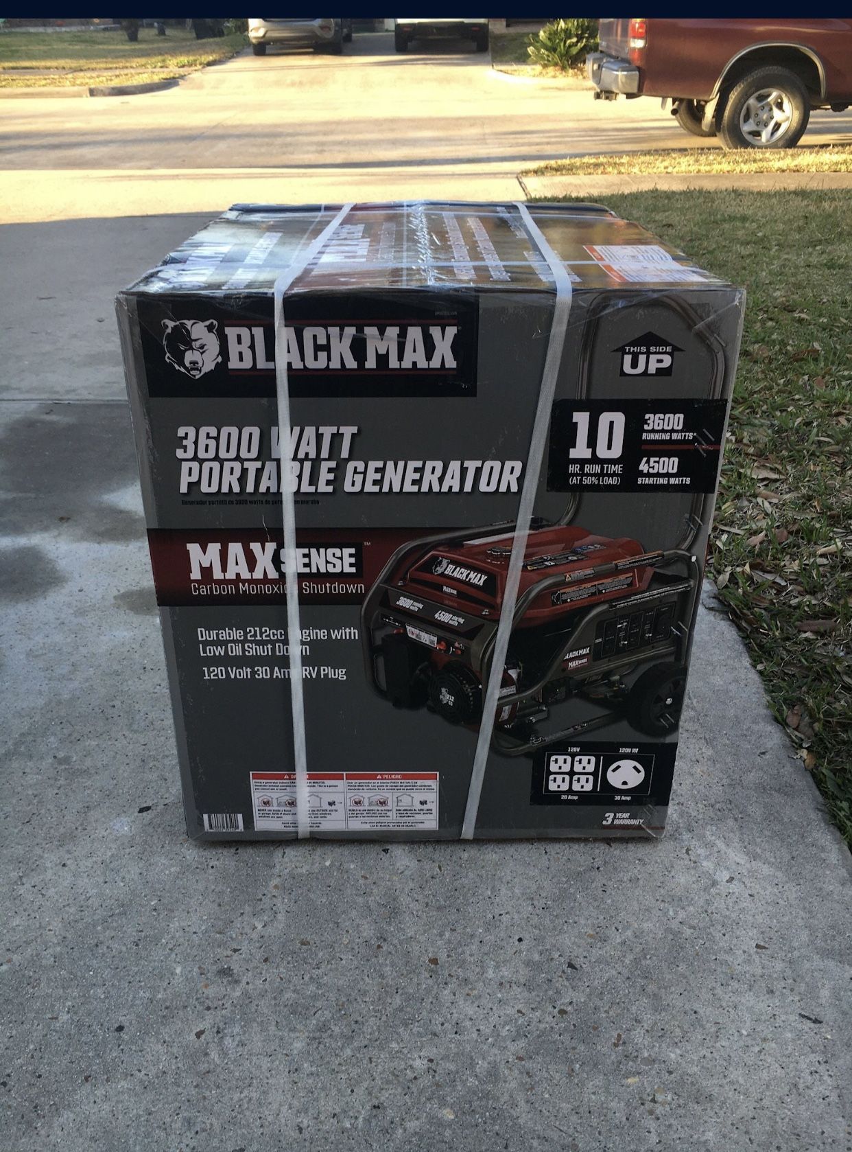 Blackmax 4500 Starting Watts 3600 Running Watts New In Box Nueva En Caja $350 Firm Price 