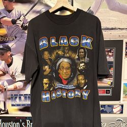 Vintage Men’s Black History Shirt Men’s XXL Civil Rights 90s Rap T