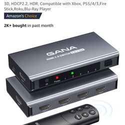 HDMI Switch 5 in 1 Out 4K@60Hz