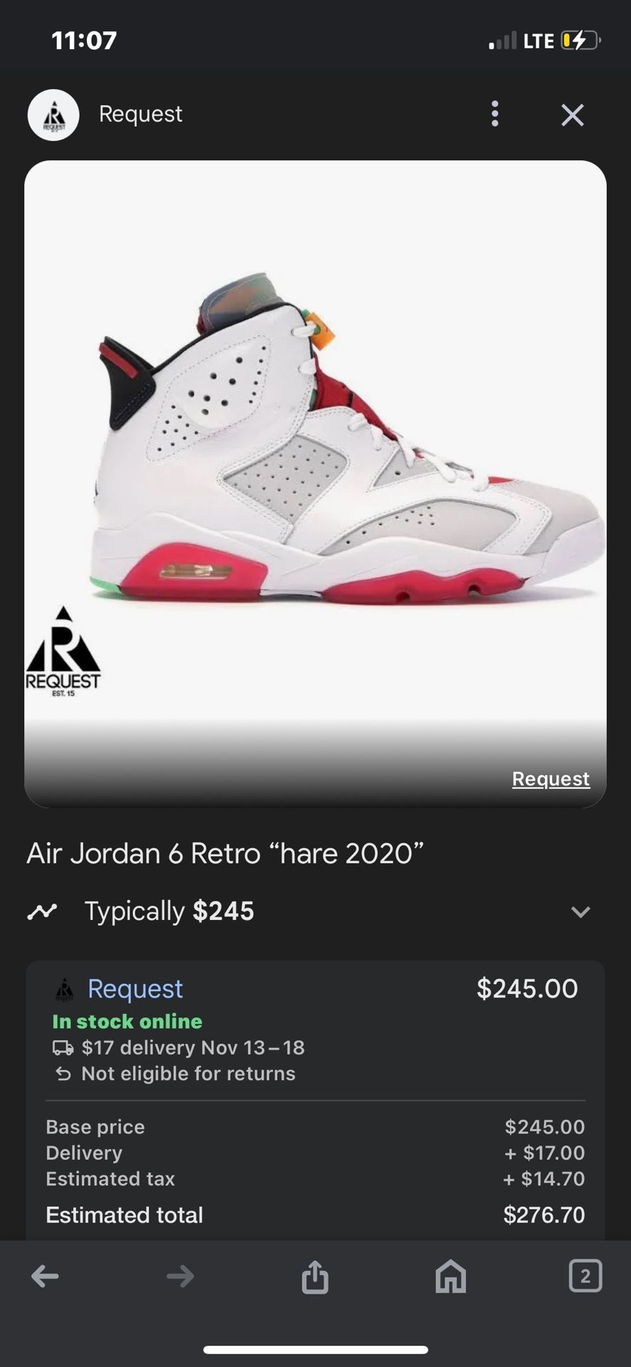 Retro 6 Hare