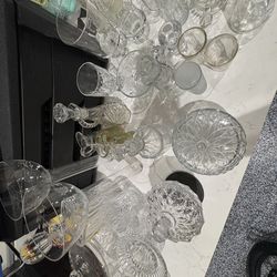 Crystal glass cups
