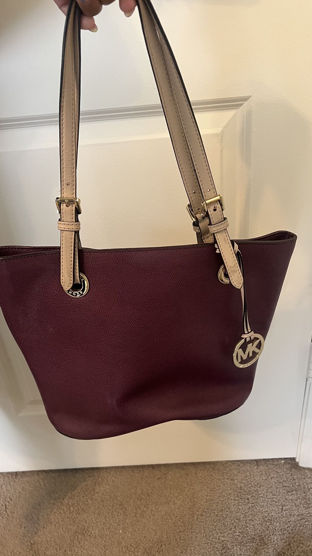 Michael Kors burgundy Purse