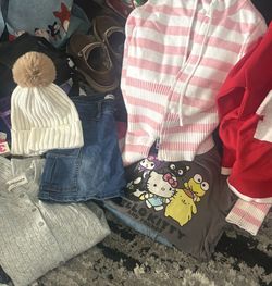 Girl Bundle Toys Cloths Hair Accessories All For $10