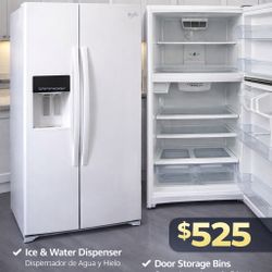 Whirlpool Side By Side Refrigerator